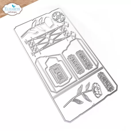 ECD Vágósablon - In the Garden Die Plant Index Folder (1 csomag)