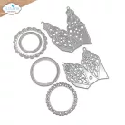 ECD Vágósablon - Festive Holly Die Festive Star (1 csomag)