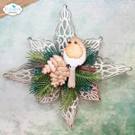 ECD Vágósablon - Festive Holly Die Festive Star (1 csomag)