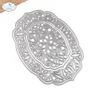 ECD Vágósablon - Festive Holly Die Festive Ornate Frame (1 csomag)