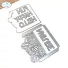 ECD Vágósablon - Botanical Blend Dies Pocket with Flowers (1 csomag)