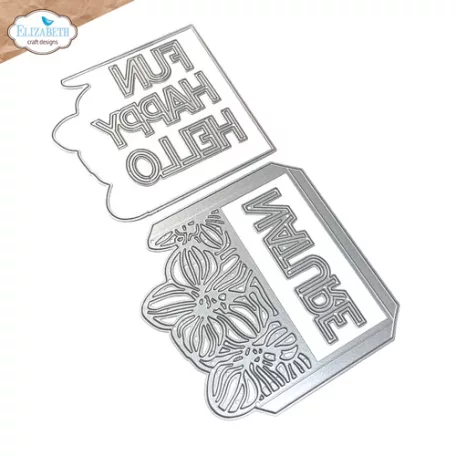 ECD Vágósablon - Botanical Blend Dies Pocket with Flowers (1 csomag)