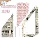 ECD Vágósablon - Botanical Blend Dies TN Folder (1 csomag)