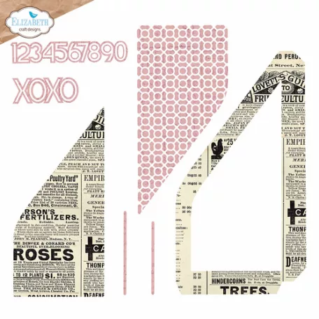 ECD Vágósablon - Botanical Blend Dies TN Folder (1 csomag)