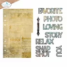 ECD Vágósablon - Botanical Blend Dies Page with Large Tab 1 (1 csomag)