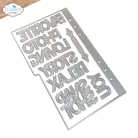 ECD Vágósablon - Botanical Blend Dies Page with Large Tab 1 (1 csomag)