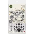 Vintage Summer Ladybug & Daisy Fotopolimer bélyegző Craft Consortium A6 Clear Photopolymer Stamps (1 ív)