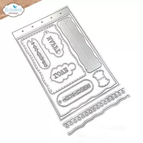 ECD Vágósablon - Golden Season Dies Build a Journal (1 csomag)