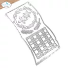 ECD Vágósablon - Golden Season Dies Book of Christmas Square (1 csomag)