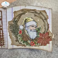   ECD Vágósablon - Golden Season Dies Book of Christmas Square (1 csomag)