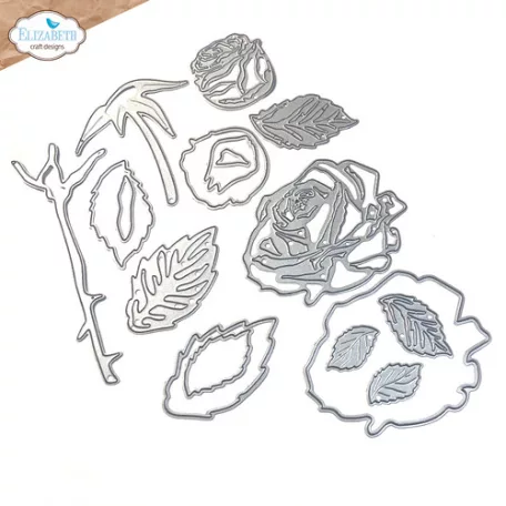 ECD Vágósablon - Romantic Revival Die Layered Roses (1 csomag)