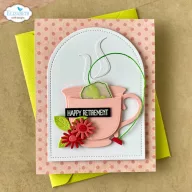 ECD Vágósablon - Romantic Revival Die Tea Time (1 csomag)