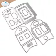   ECD Vágósablon - Romantic Revival Die Envelopes & Paper Sack (1 csomag)