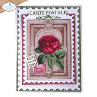   ECD Vágósablon - Romantic Revival Die Postage, Arches & Keys (1 csomag)
