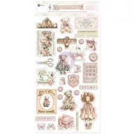   Prima Marketing Buttons & Keepsakes Matrica Sticker Sheet (1 csomag)