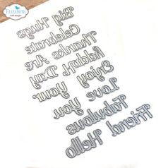   ECD Vágósablon - Romantic Revival Die Everyday Big Words (1 csomag)