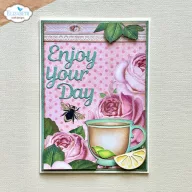   ECD Vágósablon - Romantic Revival Die Everyday Big Words (1 csomag)