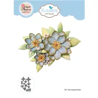   ECD Vágósablon - Bohemian Rose Die Rose Companion Flower (1 csomag)