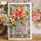 ECD Vágósablon - Bohemian Rose Die Rose Companion Flower (1 csomag)