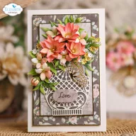   ECD Vágósablon - Bohemian Rose Die Rose Companion Flower (1 csomag)