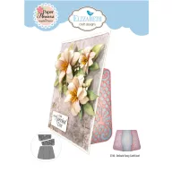   ECD Vágósablon - Bohemian Rose Die Delicate Fancy Card Easel (1 csomag)