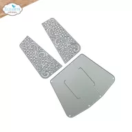   ECD Vágósablon - Bohemian Rose Die Delicate Fancy Card Easel (1 csomag)