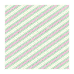   Scrapbook papír 12", Pitter Patter / Sophie - Glitter Stripe (1 lap)
