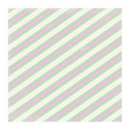 Scrapbook papír 12", Pitter Patter / Sophie - Glitter Stripe (1 lap)
