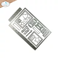   ECD Vágósablon - Delightful Discovery Die Base Page Assortment (1 csomag)