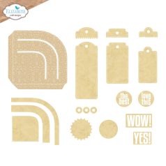   ECD Vágósablon - Delightful Discovery Die Rounded Pocket with Tags (1 csomag)