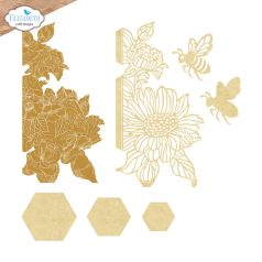   ECD Vágósablon - Delightful Discovery Die Bee and Flower Accents (1 csomag)