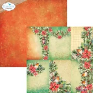   ECD Papírkészlet - Festive Holly 12x12 Inch Patterned Cardstock Paper (1 csomag)