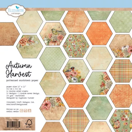 ECD Papírkészlet - Autumn Harvest 12x12 Inch Patterned Cardstock Paper (1 csomag)