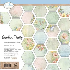   ECD Papírkészlet - Garden Party 12x12 Inch Patterned Cardstock Paper (1 csomag)