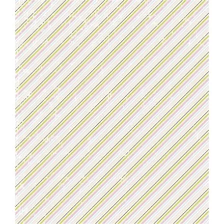 Scrapbook papír 12",  / Glitter Diagonal Stripe - csillámos (1 lap)