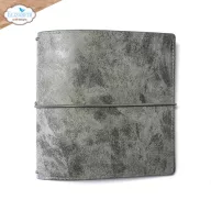   ECD Planner - Hinged To The Past Art Journal Stonewashed Grey Square XL (1 db)