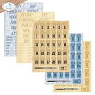 ECD Kivágóív - Delightful Discovery A5 Patterned Cardstock Everyday Ephemera (1 csomag)