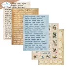 ECD Kivágóív - Delightful Discovery A5 Patterned Cardstock Everyday Ephemera (1 csomag)