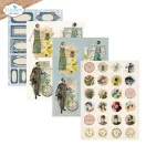 ECD Kivágóív - Delightful Discovery A5 Patterned Cardstock Everyday Ephemera (1 csomag)