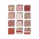 Red Papírkészlet 8" (20 cm) Idea-ology Palette Collection (12 lap)