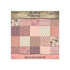   Pink Papírkészlet 8" (20 cm) Idea-ology Palette Collection (12 lap)