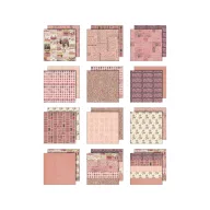   Pink Papírkészlet 8" (20 cm) Idea-ology Palette Collection (12 lap)