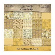   Yellow Papírkészlet 12" (30 cm) Idea-ology Palette Collection (12 lap)