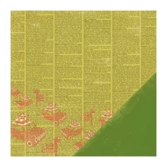   Scrapbook papír 12", Panorama / Cars - kétoldalas (1 lap)