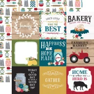   Echo Park Scrapbook papírkészlet 12" (30 cm) Farmer's Market Collection Kit