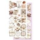 Alchemy of Art Kivágóív 6"x12" (15cm x 30 cm) Romantic Boho Extras to Cut Set (6 ív)