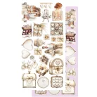 Alchemy of Art Kivágóív 6"x12" (15cm x 30 cm) Romantic Boho Extras to Cut Set (6 ív)