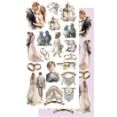 Alchemy of Art Kivágóív 6"x12" (15cm x 30 cm) Romantic Boho Extras to Cut Set (6 ív)