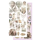 Alchemy of Art Kivágóív 6"x12" (15cm x 30 cm) Romantic Boho Extras to Cut Set (6 ív)