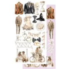 Alchemy of Art Kivágóív 6"x12" (15cm x 30 cm) Romantic Boho Extras to Cut Set (6 ív)